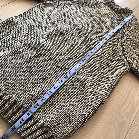 Vintage Holt Renfrew Pure New Wool Cable Knit Sweater Made in England Size L - Picture 9 of 11